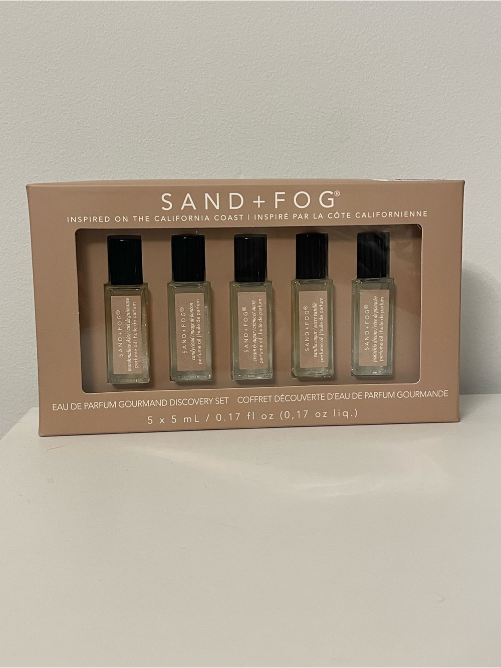 NWT SAND + FOG Eau de Parfum Gourmand Discovery Set - 5 x 5 ml